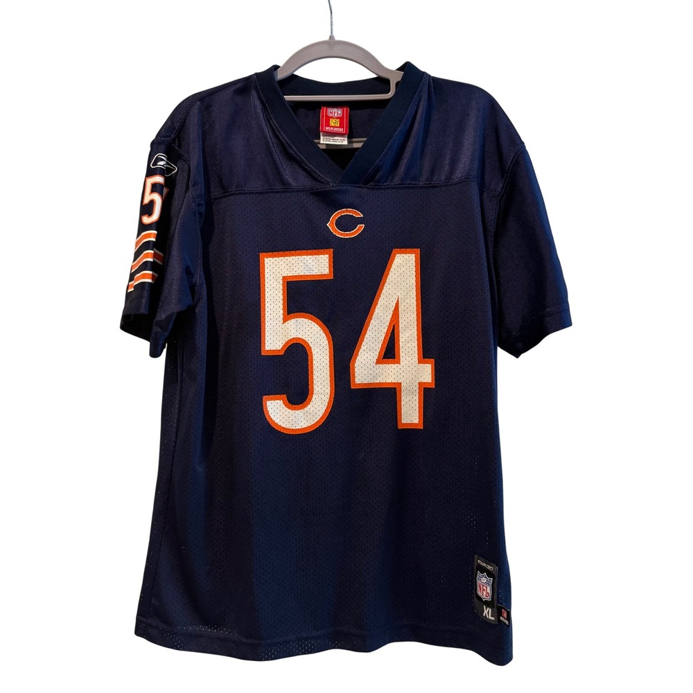 Boys Chicago Bears‎ #54 Brian Urlacher Jersey NFL Reebok XL Extra Large FLAW